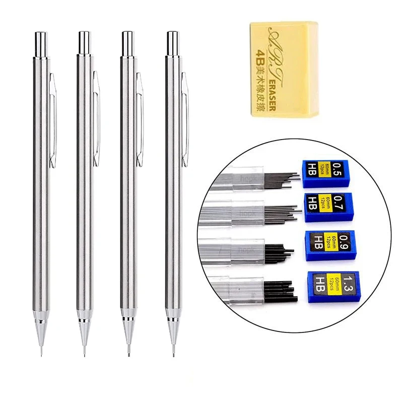 Set Matite Meccaniche Mr. Pen 5 Misure (0.3,0.5,0.7,0.9,2mm) - Con Mine
