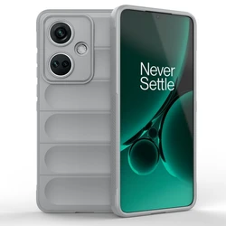 Soft Silicone Shockproof Phone Back Bumper Case - Skin-Friendly Protection Cover for OPPO K11 (LightGrey)