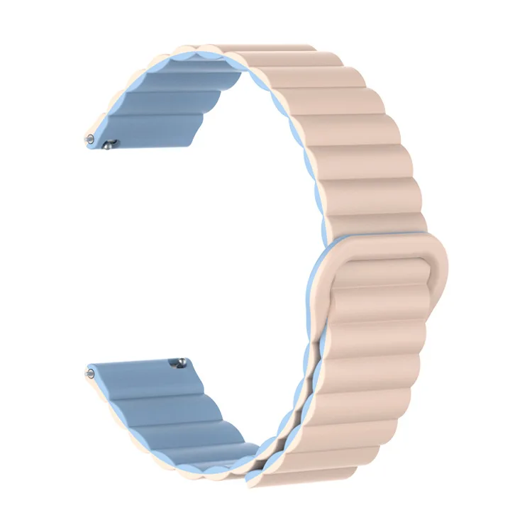 Premium Magnetic Loop Silicone Strap, Universal 20mm-22mm Band
