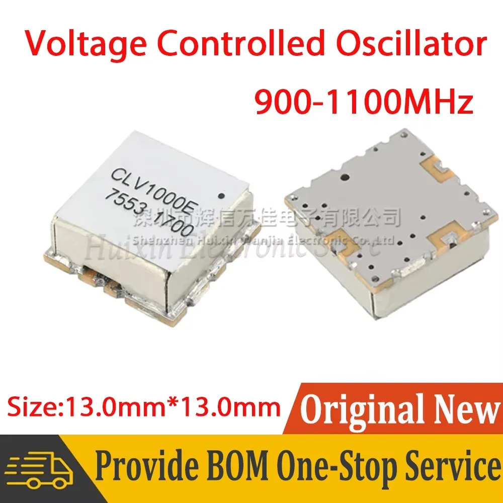 1 x SMD 고주파 900-1100mHZ 전압 제어 발진기 VCO 크리스탈 킬로옴 저위상 잡음 옥타브 대역폭 CLV1000E