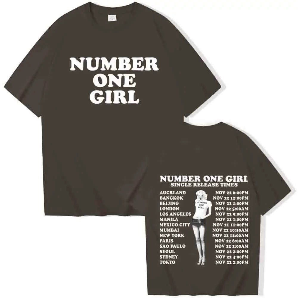 ROSE NUMBER ONE GIRL Tシャツ ROSÉ [ROSIE] NUMBER ONE GIRL WHITE T-SHIRT