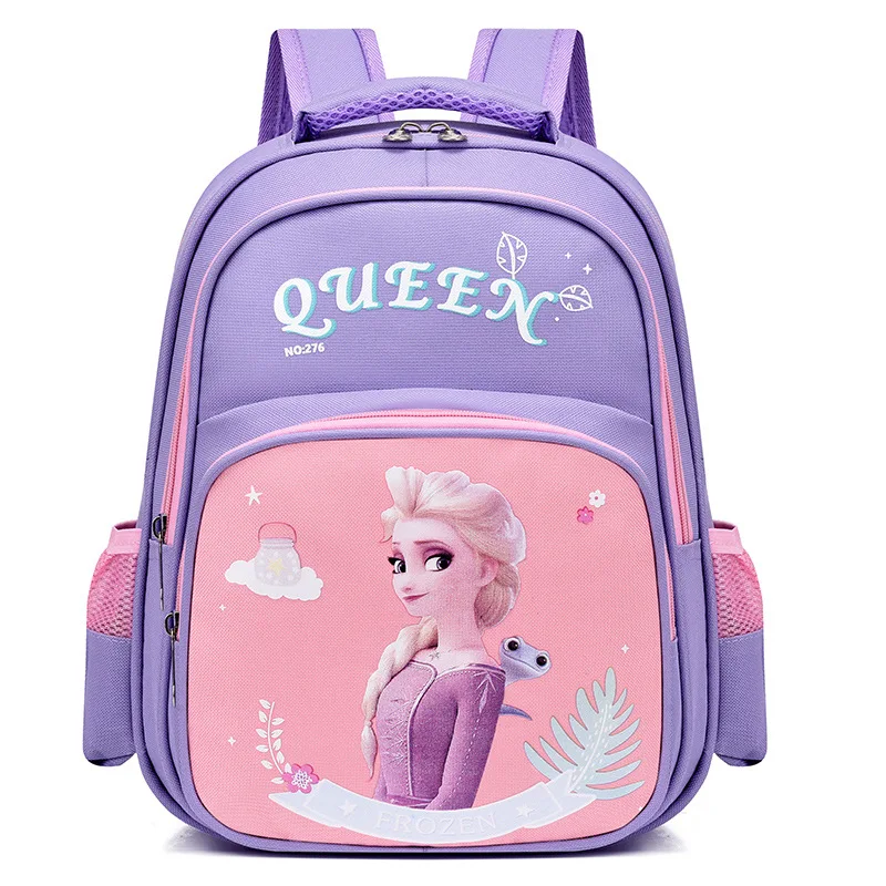Disney New Frozen Marvel School Bags For Boys Girls Primary Student Shoulder Orthopedic Backpack Spider Man Elsa Anna Mochilas