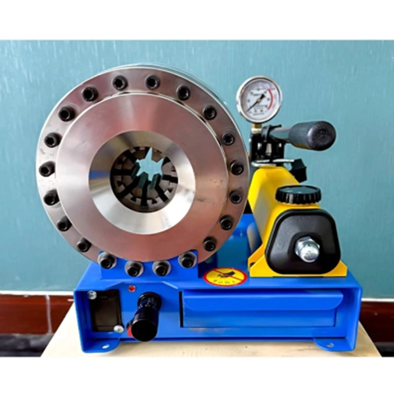 Portable Manual Liquid Compression Pipe Press Small Household High Pressure Oil Pipe Explosion-proof Pipe 2