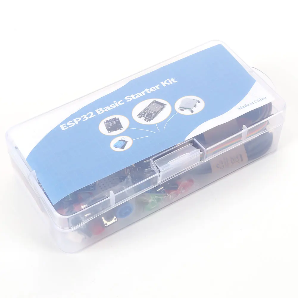 Basic Starter Kit for ESP32 ESP-32S WIFI I OT Development Board DIY Starter Kit 0.96 Inch Oled Photoresistor Module for Arduino