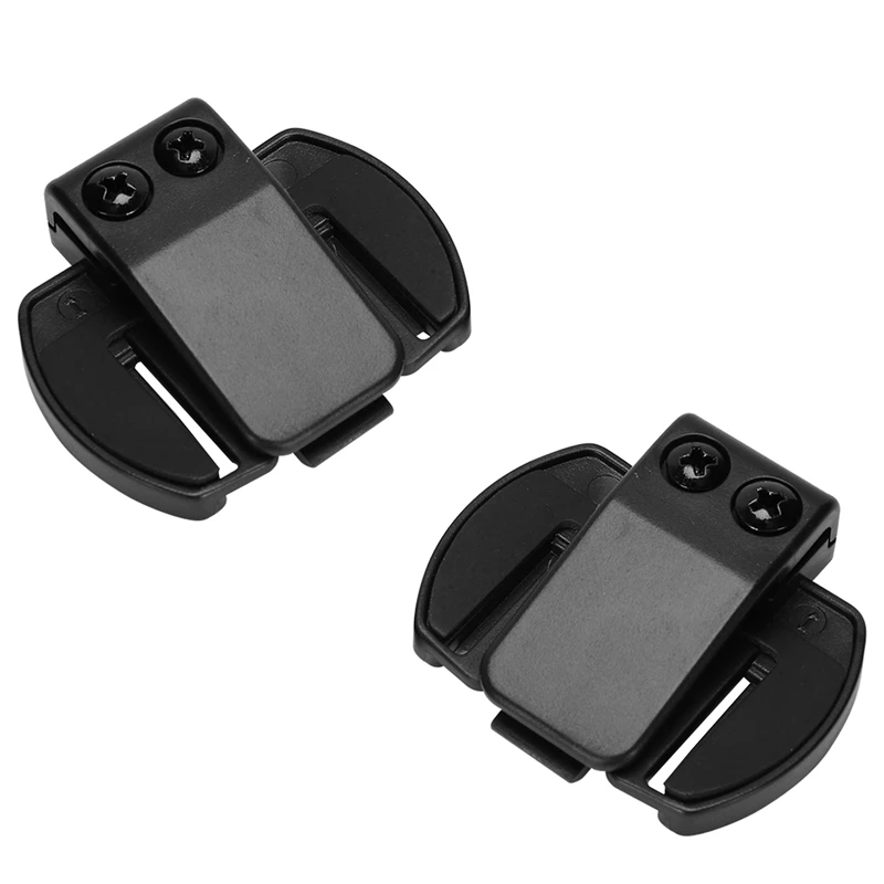 2 Pcs Vnetphone V6 V4 V2-500C 인터콤 액세서리, 헬멧 인터콤 클립 장착 브래킷, 오토바이 BT 블루투스 인터콤 헤드