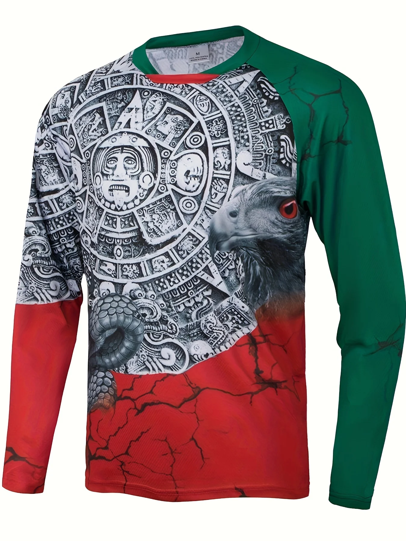 BLWHSA-Camiseta Con Estampado De Bandera De México Para Hombre, Camisetas De Manga Corta 100% De Algodón, Diseño De Marca, Hip Hop, Ropa De Bandera Mexicana Para Verano / Camisetas Y Tops