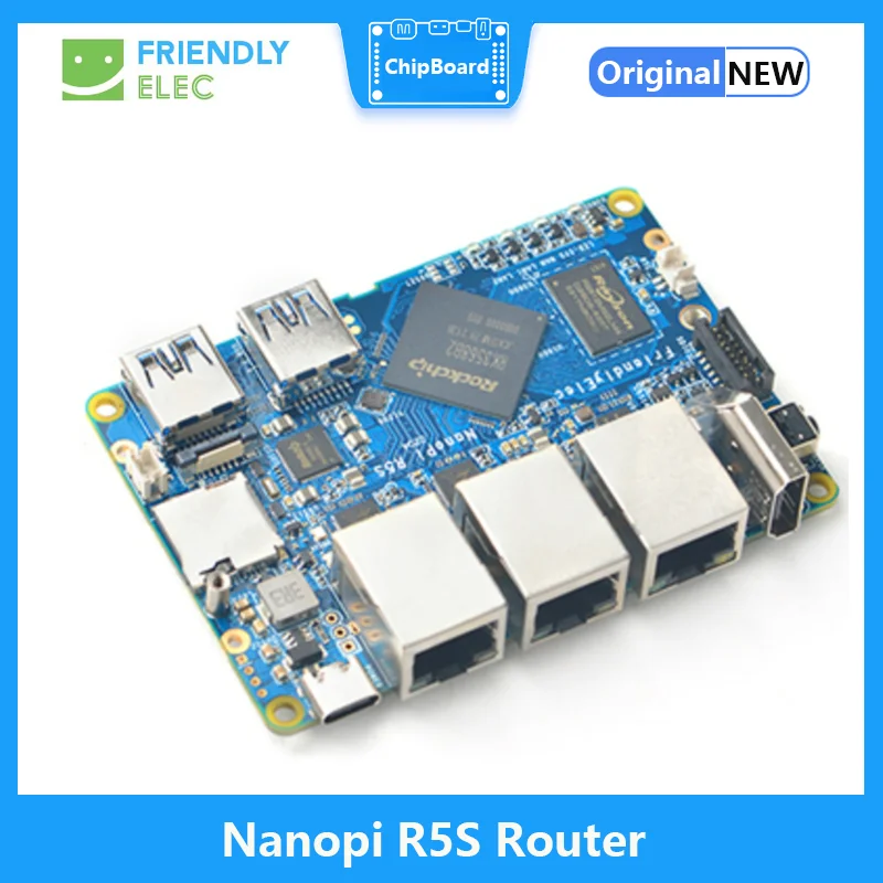 Nanopi R5S  RK3568   OpenWRT A55 HDMI2.0 2.5G ⰡƮ Ʈũ Ʈ ̴ 