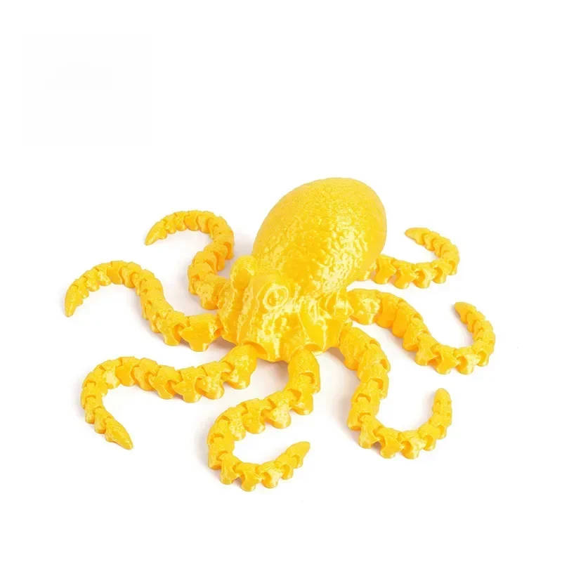 1pc 3D Printed Octopus Ornament: Creative Animal Desktop Home Model Gift 12 S9b4450bdad8544b99f920ed16fde84c0J