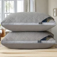 Orthopedic Pillow for Cervical Support & Sleep Aid High Resilience Non-Collapsing Core Student Single Pillow Home/Dorm/Hotel Use 6