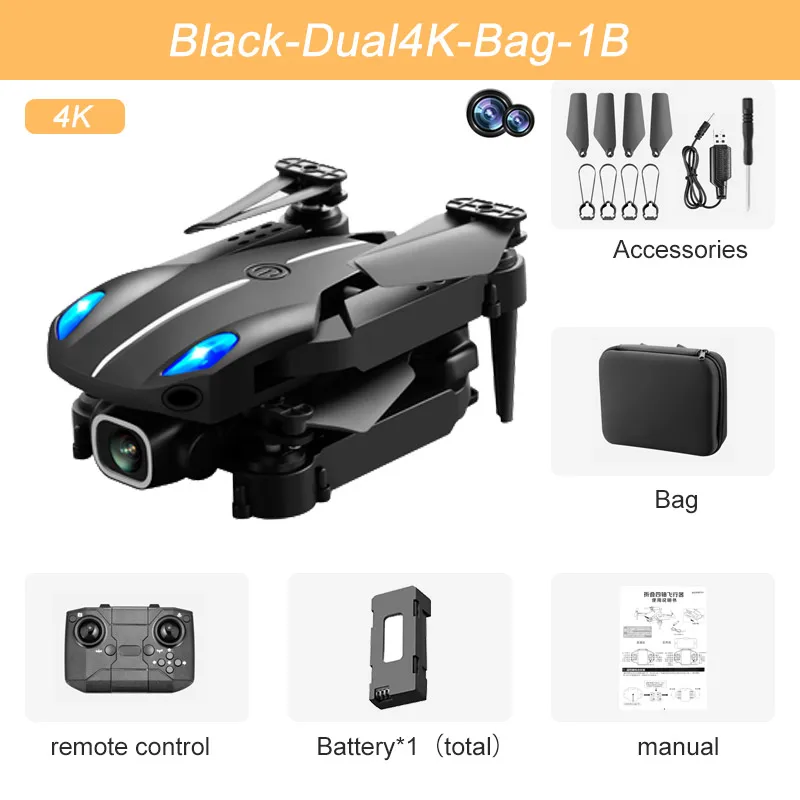 2022 New KY907 Pro Mini Drone 4K Professional HD Dual Camera Obstacle Avoidance Quadcopter RC Helicopter Plane Toys Dron PK E99 RC Quadcopter store near me RC Quadcopter