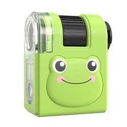 Portable 80x LED Pocket Microscope - Perfect Birthday Gift (Frog)
