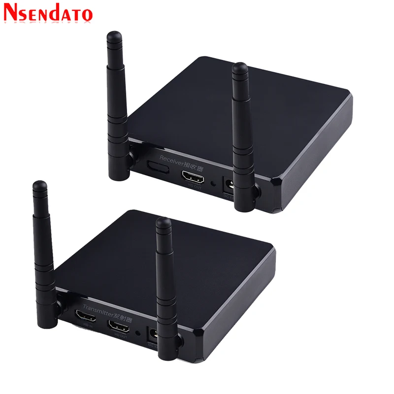 Measy FHD686 5.8GHz 200M Wireless HDMI-Compatible Video Transmitter Sender Receiver Extender kits For PC TV Box DVD Projector