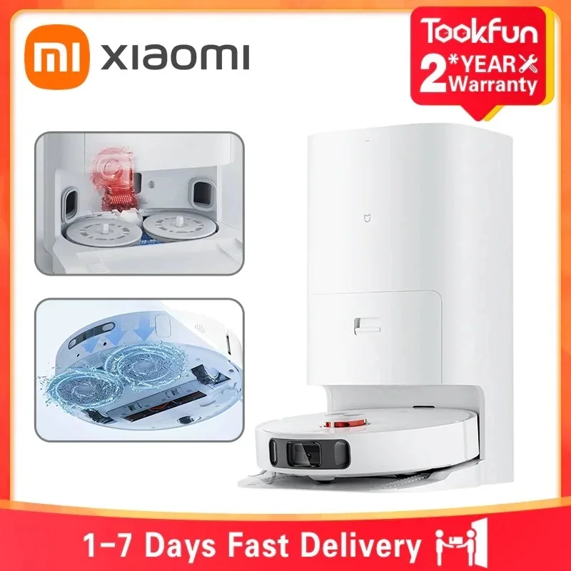 Робот-пылесос XIAOMI MIJIA Omni 1/2 B101CN/C102CN, автоматическая очистка