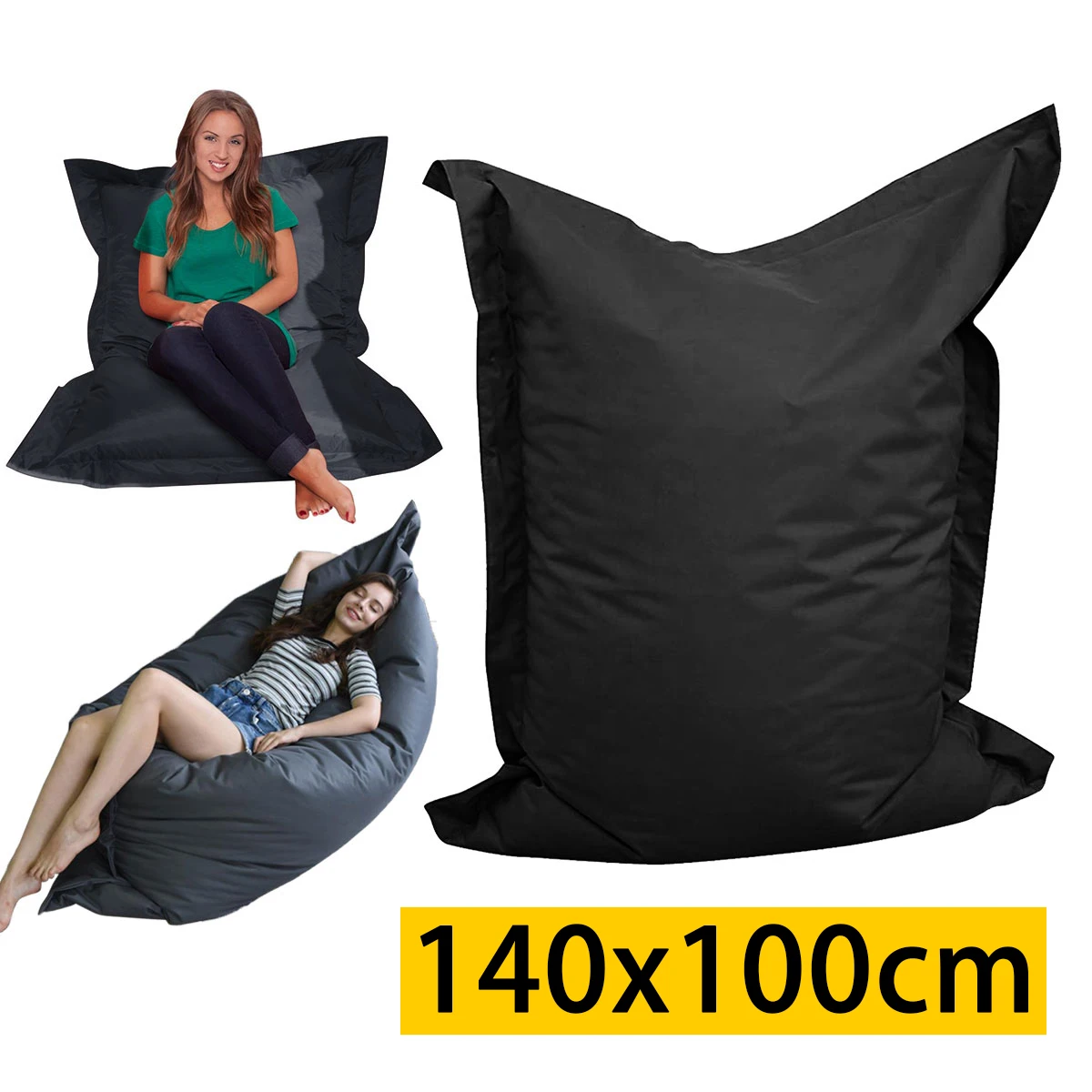 Amazon Rectangular Bean Bag Chair Lazy Seat Bag Large Bean Bag