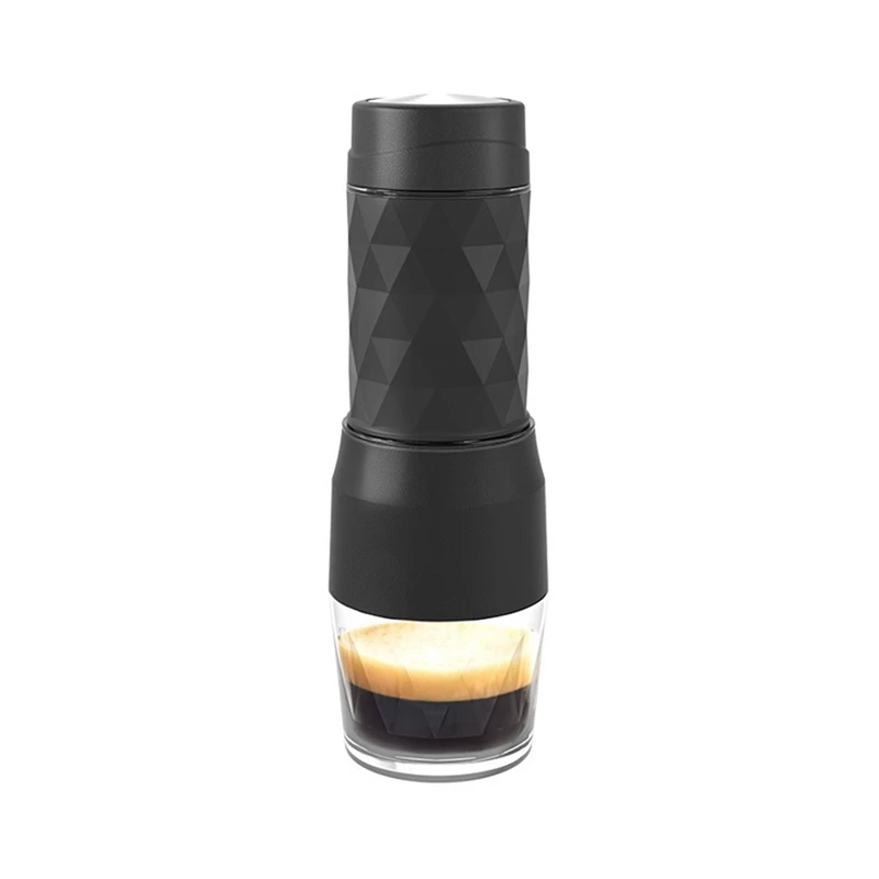 

Portable Coffee Maker Espresso Machine Hand Press Capsule Ground Coffee Brewer Portable For Travel And Picnic