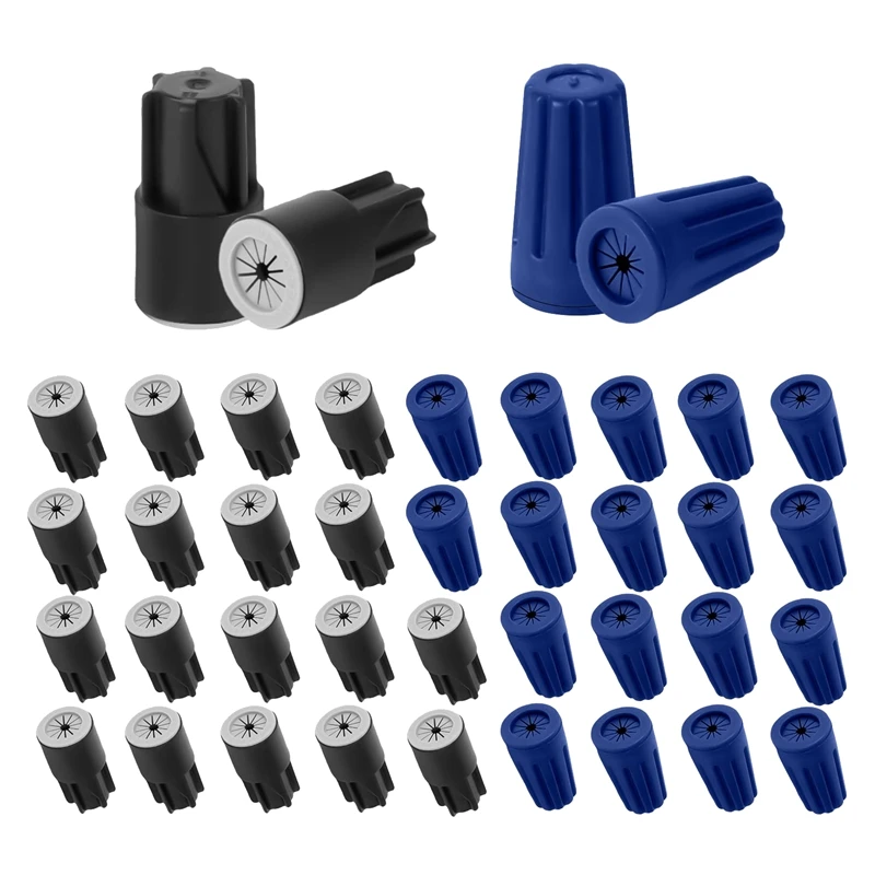 

40 Pcs Electrical Wire Connectors Wire Nuts Connectors For 22AWG-12AWG For Outdoor Lights Irrigation Valves