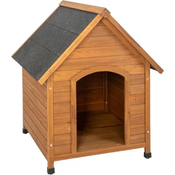 Dog House,Wooden Pet House for Medium Dogs,Dog Shelter Indoor Outdoor Doghouse,with Waterproof Roof, Elevated Floor,4 1