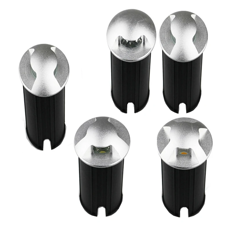 IP67 DC12V 220V 5W Outdoor Lighting for Garden Yard Step Stairs Floor Deck LED Recessed Inground Lamps LED Underground Spotlight
