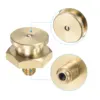 Uxcell Brass Push Button Grease Oil Cup M6x1 Male Thread Ball Oiler for Lubrication System 5