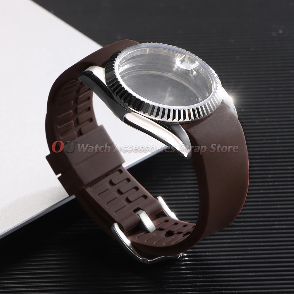 Premium Universal Waterproof Silicone Watch Strap - Soft Rubber Wristband