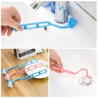 1pcs Portable Curved Bathroom Cleaning Brush Cleaning Accessories Bathroom Brush Angle Handle Curved Brush Toilet Brush 4