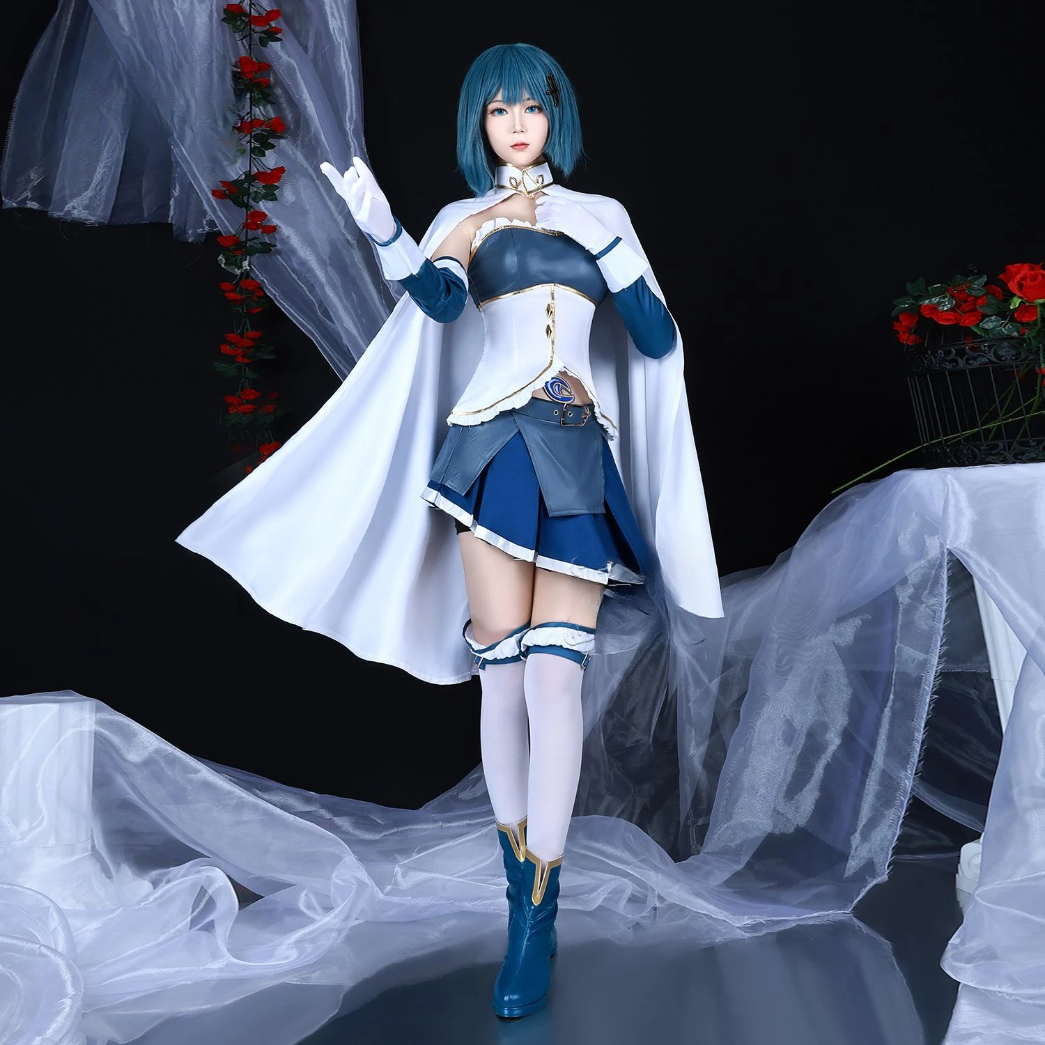 魔法少女まどか☆マギカ 美樹さやか LLサイズ ウィッグ付き 魔法少女まどか☆マギカ キャラクターウィッグ 美樹さやか