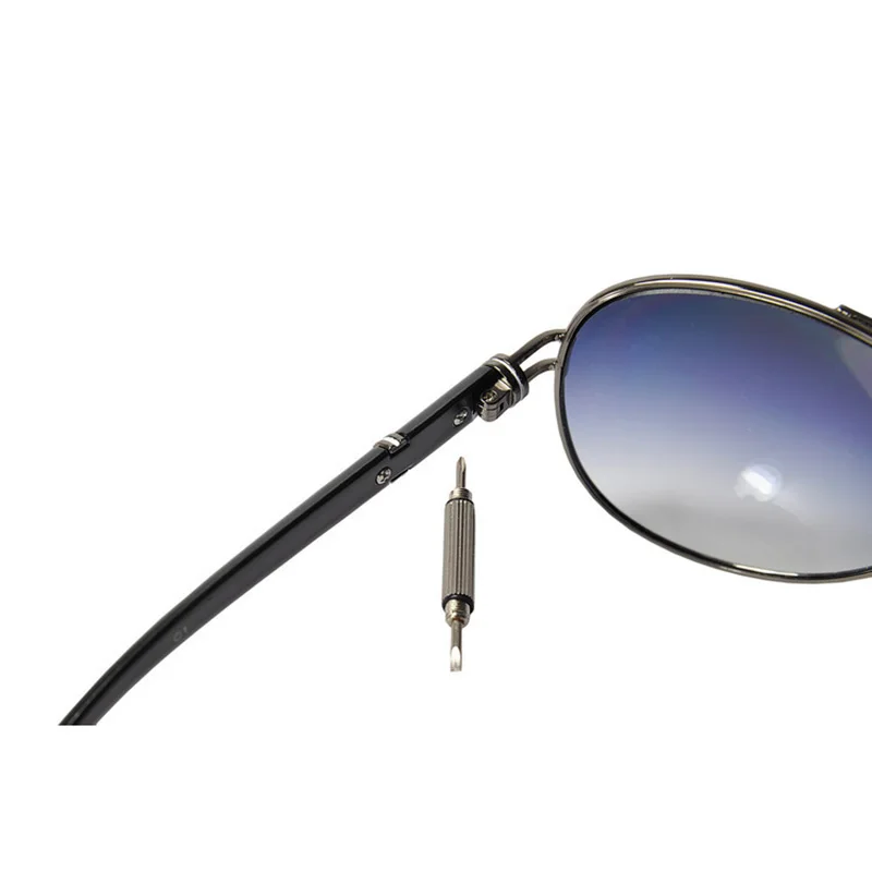 2~10PCS Vintage Square Glasses Polarized Clip On Sunglasses Men Photochromic Car Driver Goggles Night Vision Glasses Anti Glare