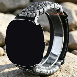 Sports Nylon Rope Bracelet - Outdoor Breathable Strap for Galaxy Ultra Band (Grey)