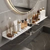 Bathroom U-Shaped Rack Wall Mount Floating Shelf Over Sink Organizer Wash Basin Groove Rack Punch-Free Storage Accessories 1