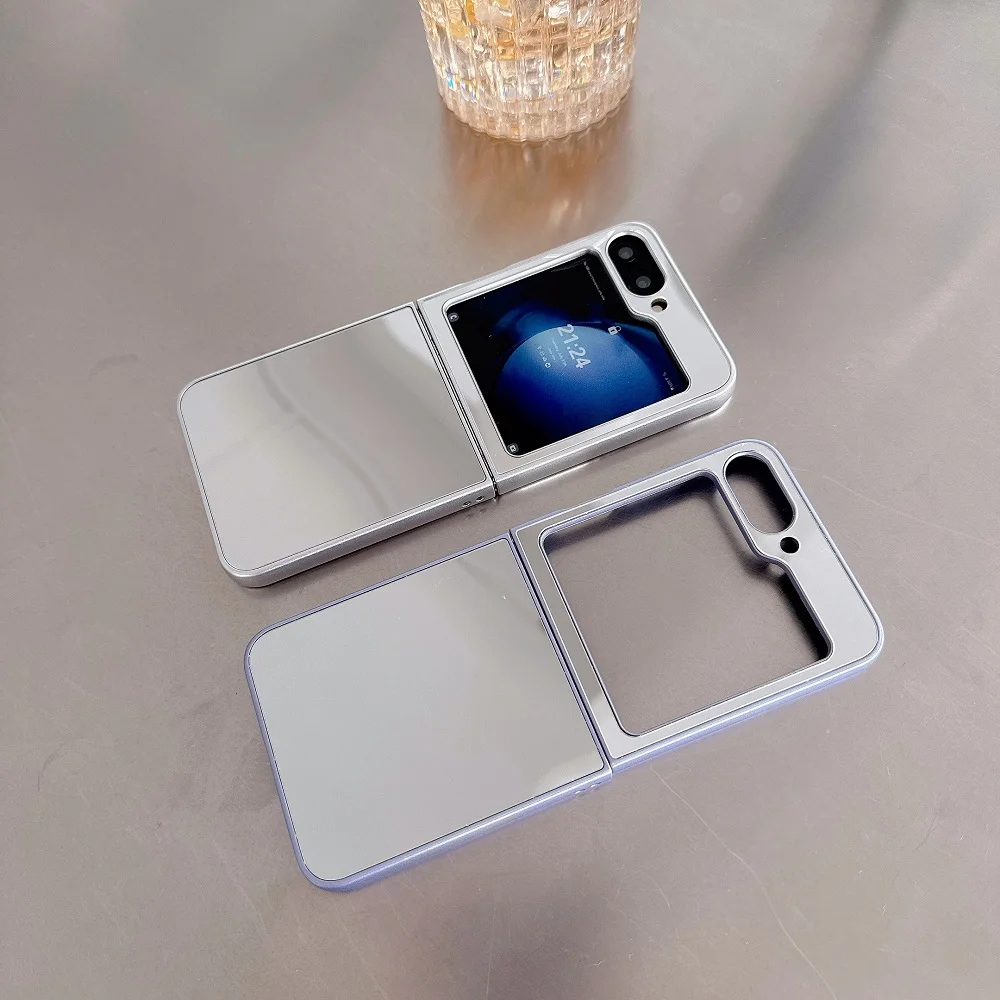 Luxury Mirror Surface Colorful Frame Protective Phone Cover