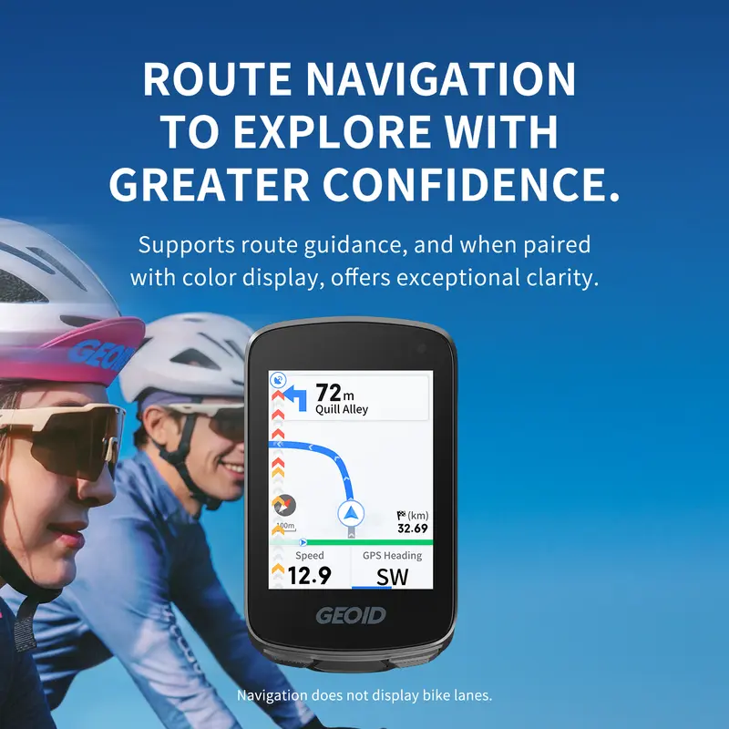 GEOID CC700 GPS Bike Computer 2.8-inch Color Screen Route Navigation Bicycle Speedometer WIFI Waterproof Cycling Odometer - Image 3
