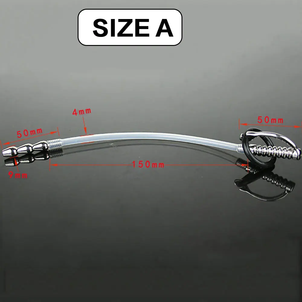 WAKEWAY Male Urethral Sound Penis Plug Probe Catheter Prince Wand Male Hands Free Masturbator Ball Stretcher Sex Toy For Man urethral dilator silicone urethral dilator