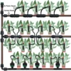 KESLA 5PCS 16mm 20mm 25mm PE Pipe 1/2 3/4 1'' Connector Splitter Tee Coupling to 4/7mm 1/4 Hose Garden Watering Drip Irrigation 2