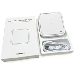 15W Qi Fast Wireless Charger Pad - Ultra - Fast Charging - White