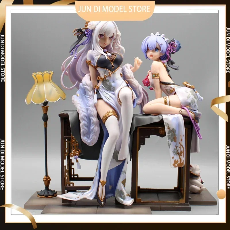 

Life A Different World From Zero Emilia Rem Figure Anime Peripherals Figure Model Decoration Collectible Doll Toy Christmas Gift