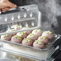 Glass Electric Steamer Multi-Functional Household  Steaming Boiling Stewing Integrated Automatic Stainless Steel Steam Box 2