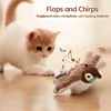 Hot Simulated Bird Cat Toy Interactive Toys Dog Rechargeable Chirping Flapping Bird(no Flying) Touch Activated Plush Toy Pet 2