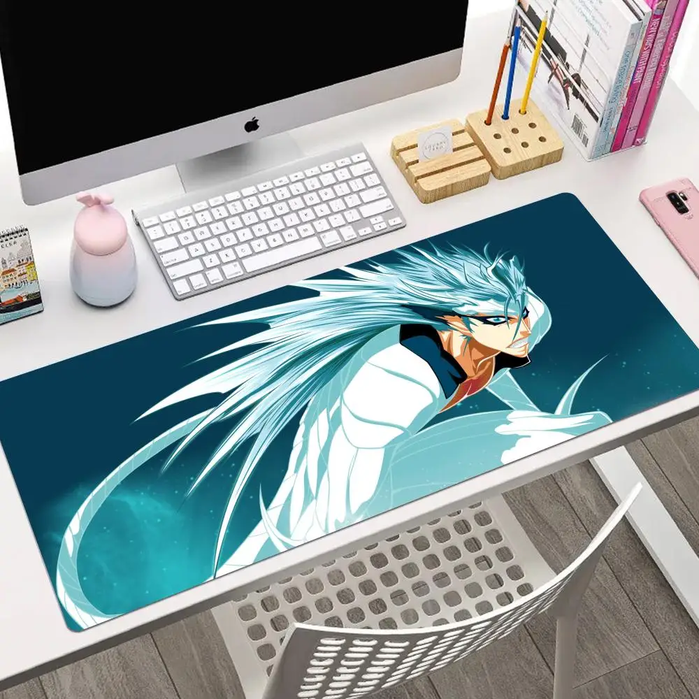 Bleach Grimmjow Fashion Cool Mouse Pad Large Anime Desk Mat Luxury Desktop Cartoon Gaming Gamer Keyboard Office Comp