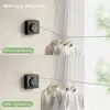 4.2M Clothes Line Wall Mount Retractable Clothesline Adjustable Heavy Duty Stainless Steel Wire Laundry Clothes Drying Line 3