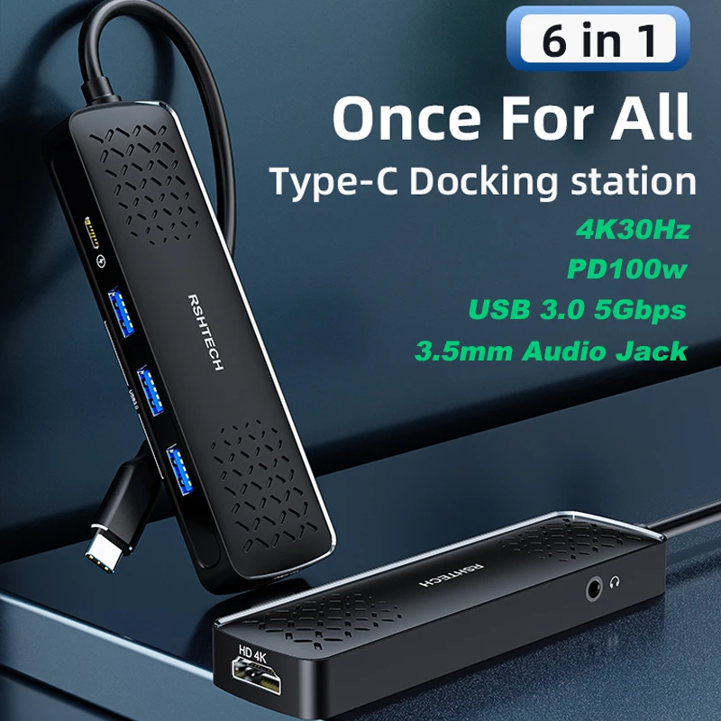 11-in-1 USB-C Docking Station With Dual 4K/8K HDMI, 100W PD, 10Gbps Ports & Ethernet