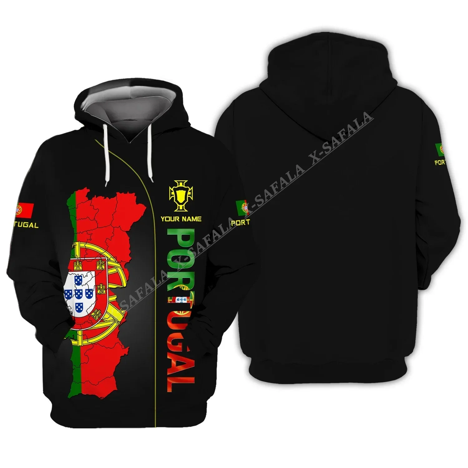 

Love Portuguese Portugal Map Flag Custom 3D Print Hoodie Hooded Men Pullover Sweatshirt Jacket Jersey Tracksuits Shirt Jumper