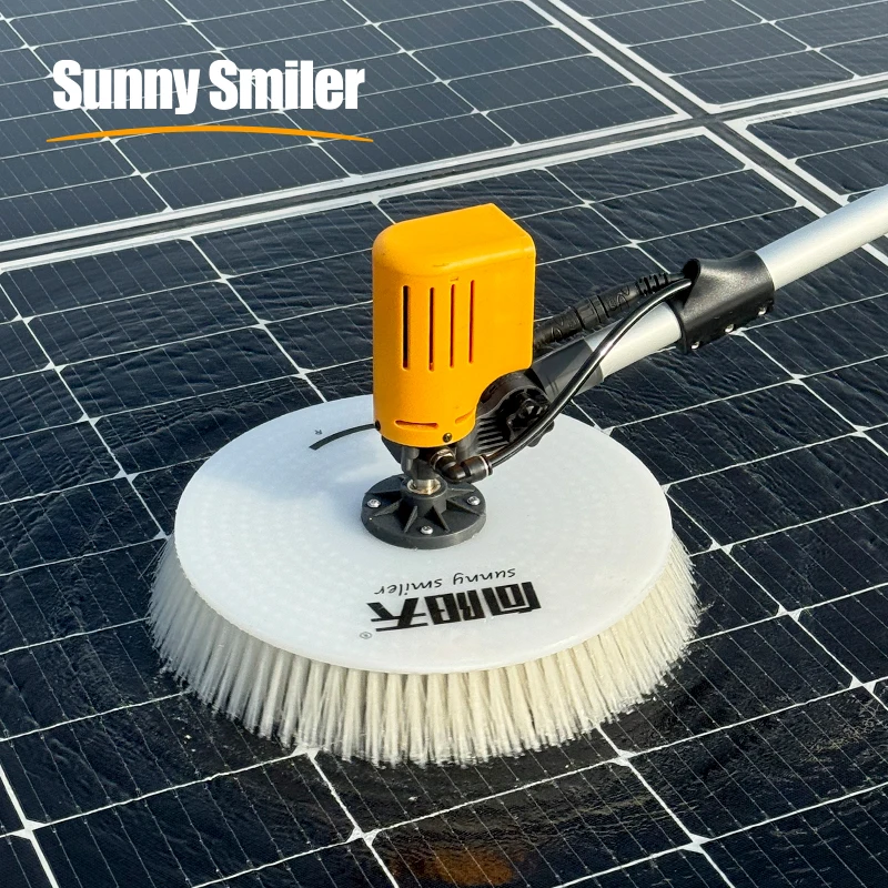 Solar Panel Cleaning Tool Cleaner Rotating Brush X3