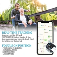 Micro traqueur GPS magnétique, moniteur de suivi antivol en temps réel pour véhicule et moto, mini GPS de positionnement personnel anti-perte 3