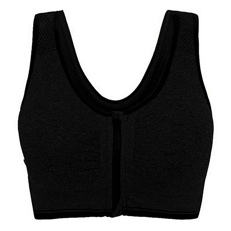 Sports Bra Crop Top Fitness Women Sportswear Front Zipper Corrector Lift Up  Bra Women Push Up Sport Top Bras Running Lingerie - AliExpress