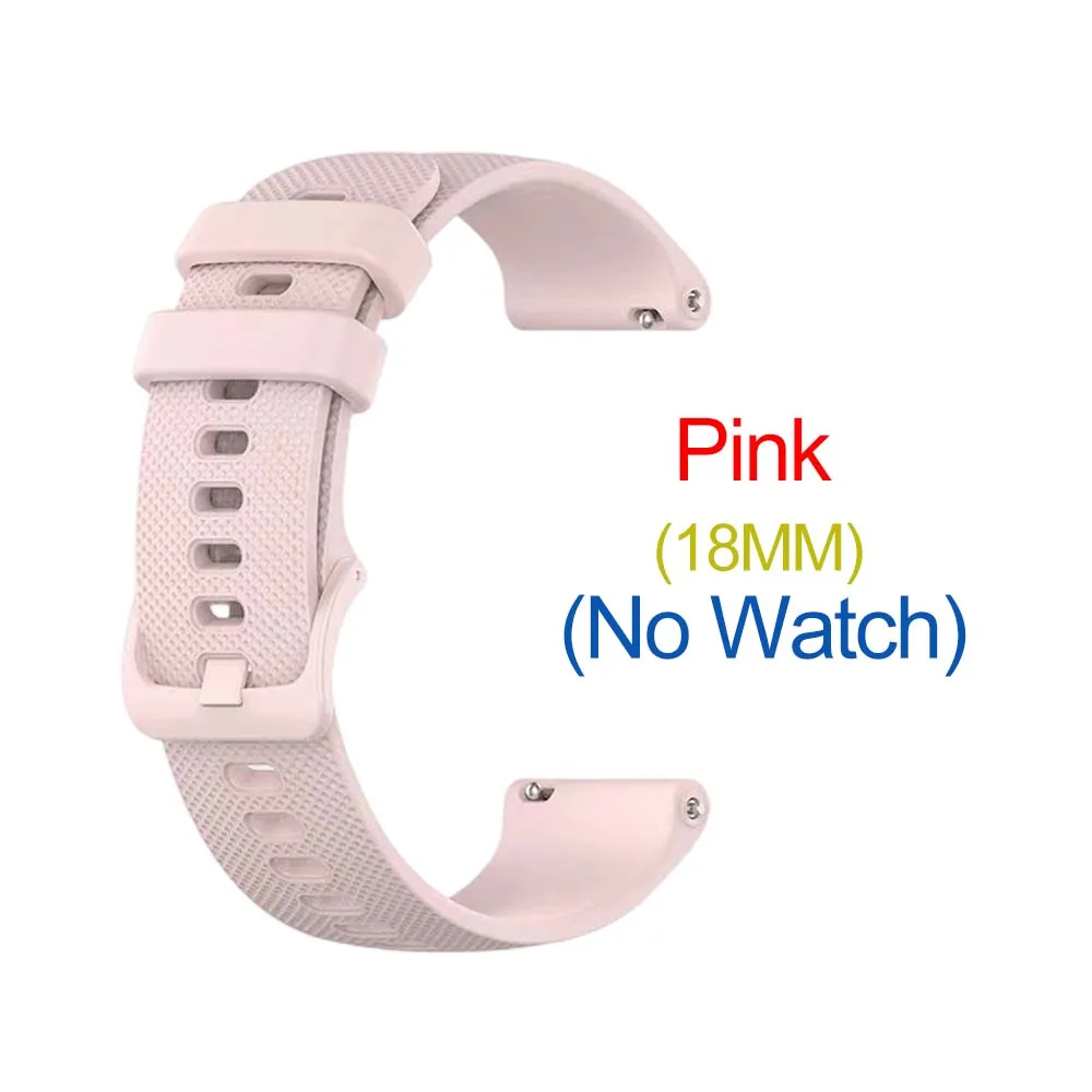Sleek 18mm/20mm Smartwatch Strap Bracelet Replacement Wristband