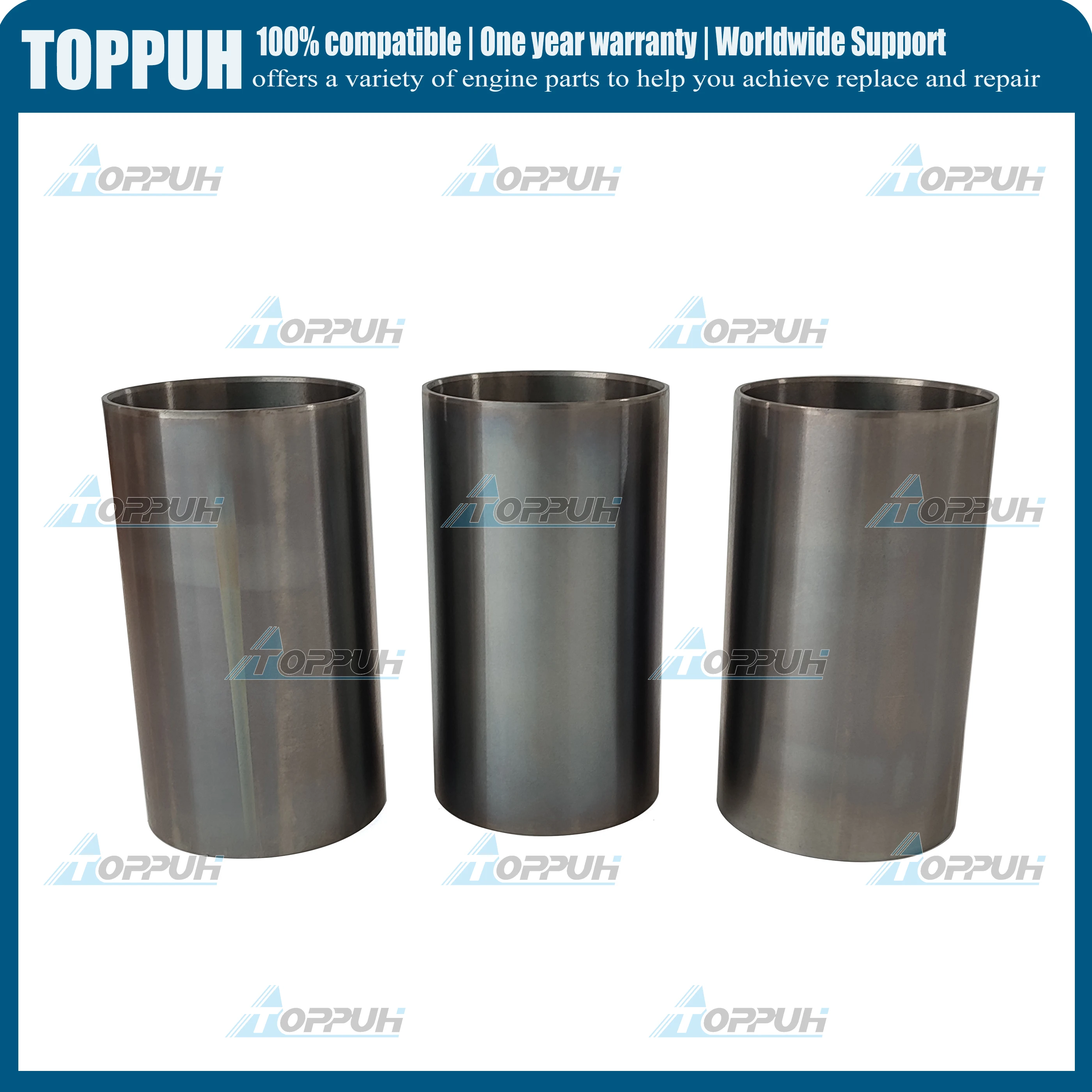 

S3L S3L2 Cylinder Liner Semi finished sleeves For Mitsubishi Engine (3PCS)