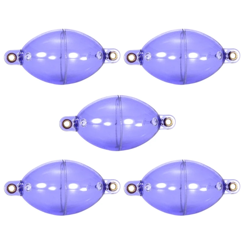 5 Pieces Fishing Slip Cast Spin Floats Fishing Casting Bobbers Spin Oval Float