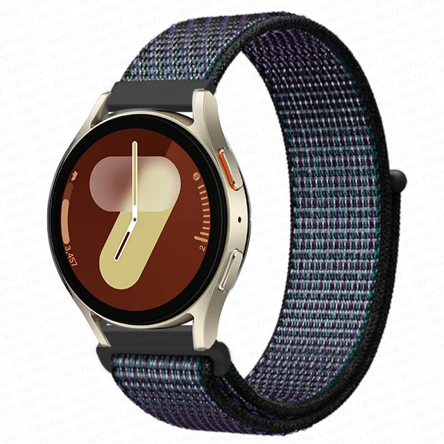 Versatile Nylon Loop Bracelet for Smartwatches - 22mm/20mm Band