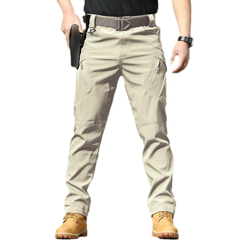 Tactical pants camouflage training pants spring and autumn outdoor elastic work pants loose soft shell assault pants 5 Tactical pants camouflage training pants spring and autumn outdoor elastic work pants loose soft shell assault pants 5