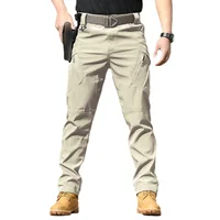 Tactical pants camouflage training pants spring and autumn outdoor elastic work pants loose soft shell assault pants 5